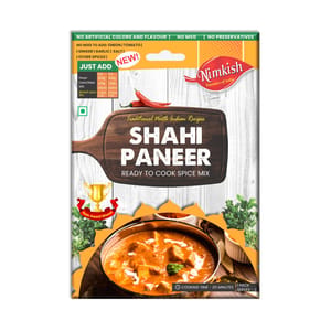 Nimkish Shahi Paneer Ready to Cook Spice Mix | 60g | Onion Ginger Garlic Already in Mix | Himalayan Recipe Nimkish Shahi Paneer Ready to Cook Spice Mix | 60g | Onion Ginger Garlic Already in Mix | Himalayan Recipe