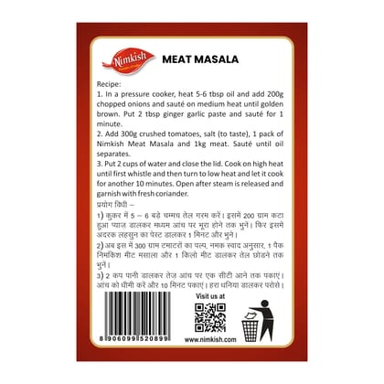 Nimkish Meat Masala | 100g | Himalayan Spice Blend | No Artificial Colours | Made in Kullu
