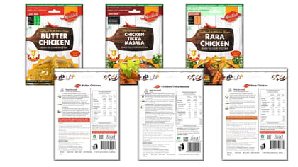 Nimkish Chicken Spice Mix Combo Pack of 5 | Ready-to-Cook Murgh Masala Premix | Authentic Indian Chicken Recipes