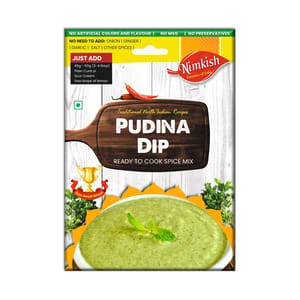 Nimkish Pudina Dip Ready to Cook Spice Mix | 60g | Onion Ginger Garlic Already in Mix | Himalayan Recipe