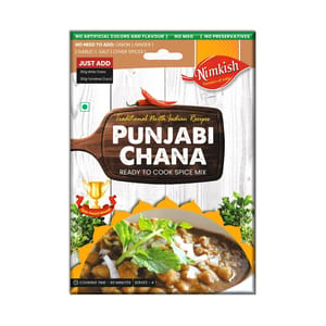 Nimkish Punjabi Chana Ready to Cook Spice Mix | 60g | Onion Ginger Garlic Already in Mix | Himalayan Recipe Nimkish Punjabi Chana Ready to Cook Spice Mix | 60g | Onion Ginger Garlic Already in Mix | Himalayan Recipe