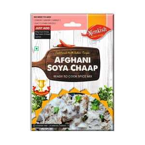 Nimkish Afghani Soya Chaap Ready to Cook Spice Mix | 50g | Onion Ginger Garlic Already in Mix | Himalayan Recipe